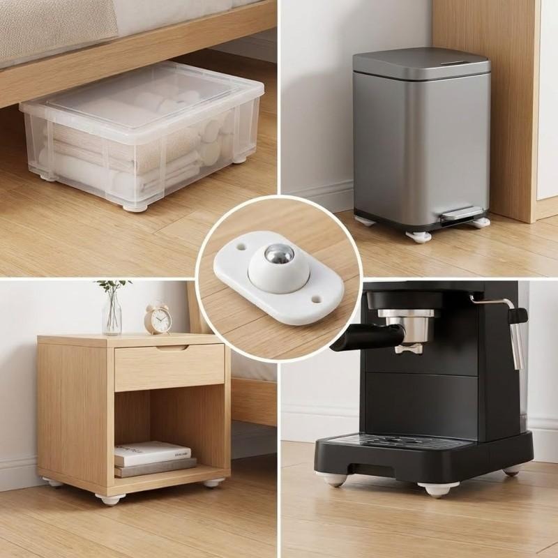 Kitchen Appliances Small - 8 Adet Kendinden Yapışkanlı Tekerlekler Cihaz