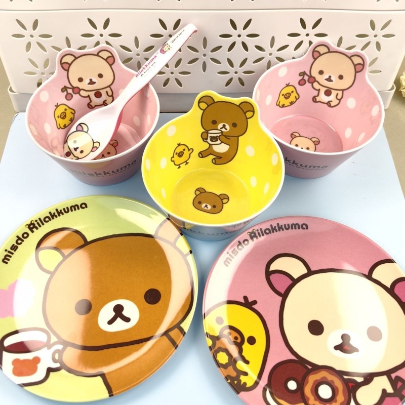 Kitchen Appliances Set - Sevimli Rilakkuma Baskılı Yemek Takımı Güzel