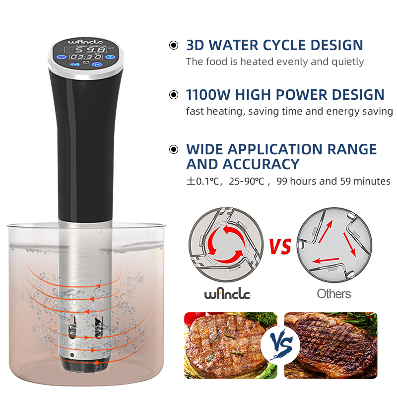 Wancle 1100W Sous Vide Ocak LC - Sous Vide Immersion incelemesi ve fiyatı