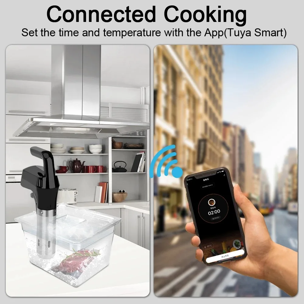 1100W Vakum Sous Vide Ocak LCD - Sous Vide Immersion incelemesi ve fiyatı