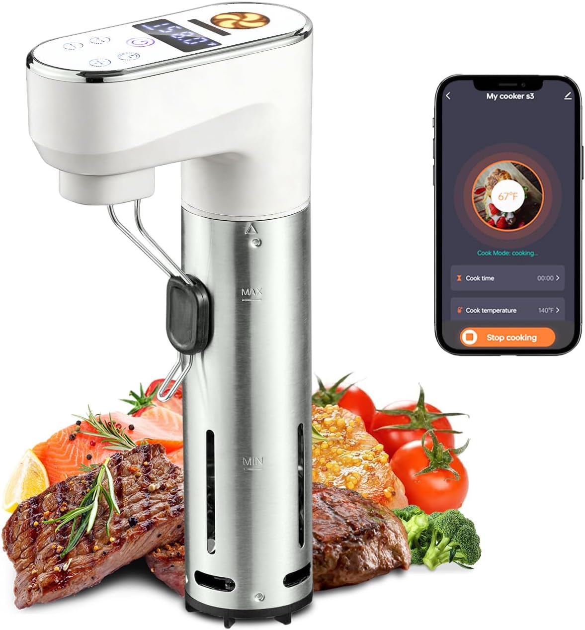 1300W WiFi Akıllı Sous Vide Pi - Sous Vide Immersion incelemesi ve fiyatı